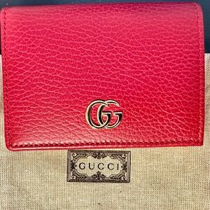 GG Marmont Card Case Wallet